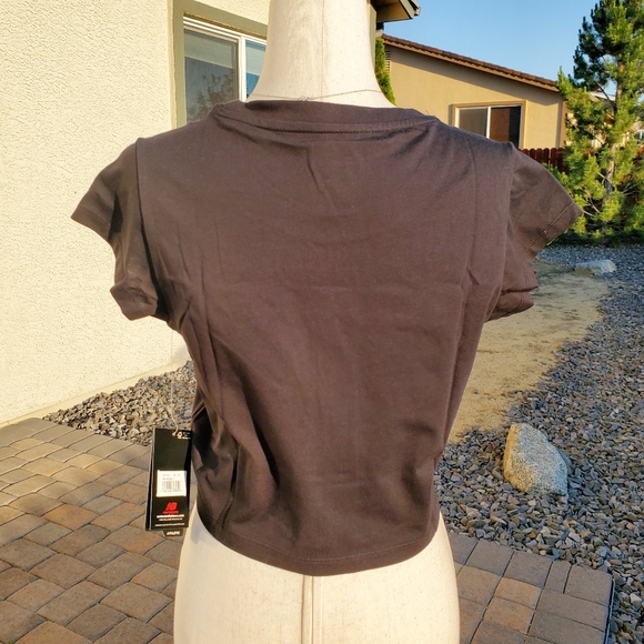 NEW BALANCE | Active Tropical Logo Tee in Black sz M - Picture 4 of 7